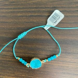 Turquoise adjustable bracelet